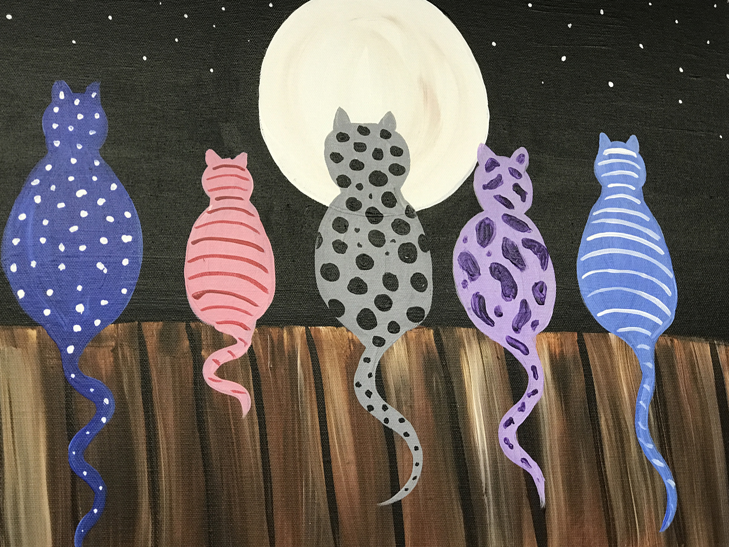 In Studio Creative Kids – Cats on a Fence