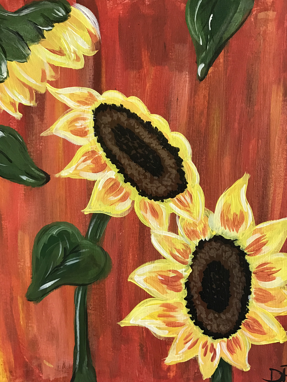 In Studio – Sunflowers