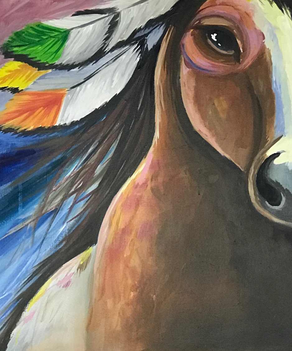 In Studio – Horse with Feathers