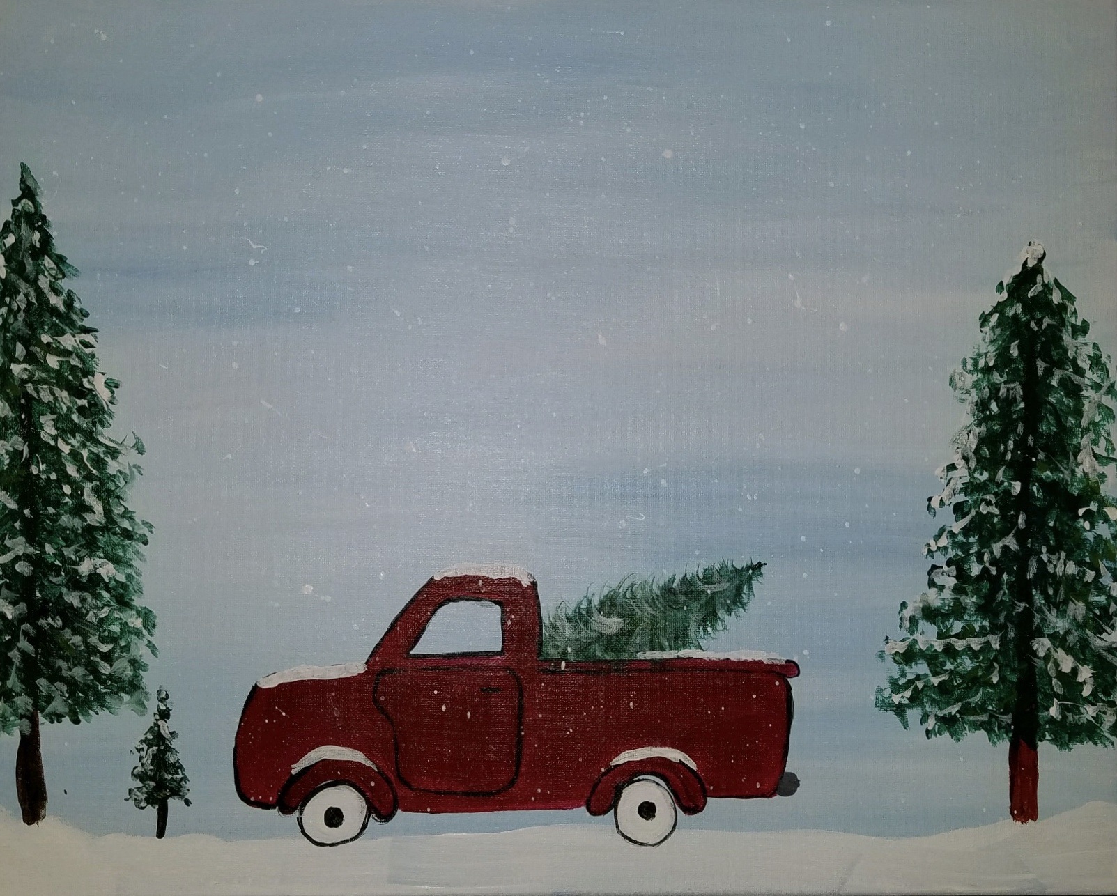In Studio – Classic Christmas Truck
