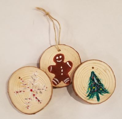 
        
            Expired
        December Studio Nights with Bookmans – Wood Slice Ornament – FREE