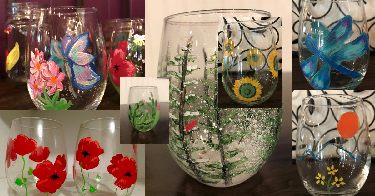 
        
            Expired
        Painted Wine Glasses