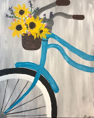 In Studio -Bike with Flowers