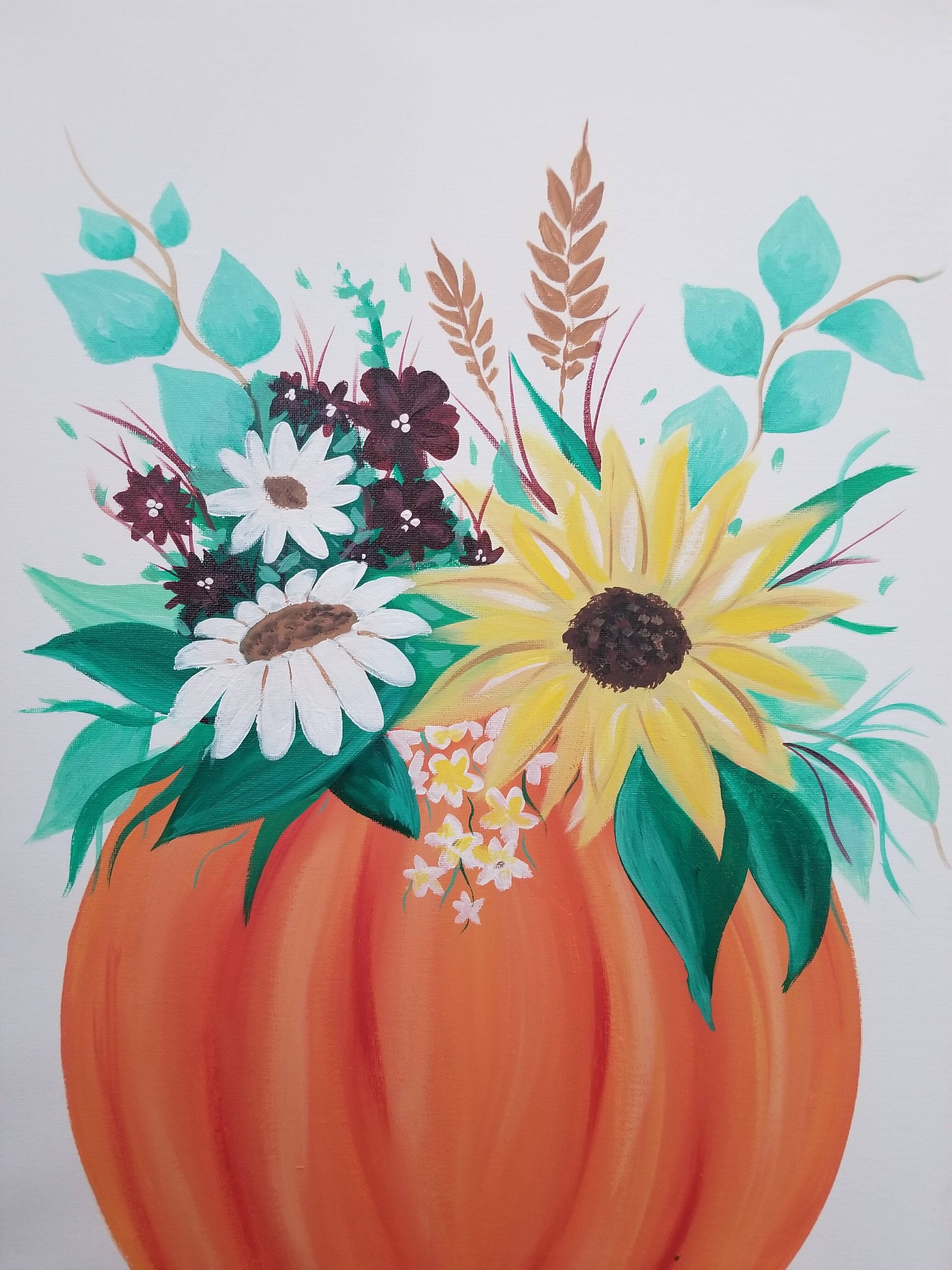 In Studio – Pumpkin Floral