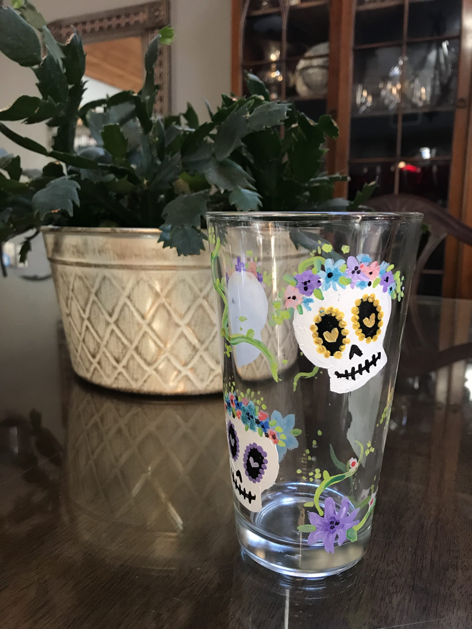Mother Road Downtown – Calavera Sugar Skull Pint Glasses