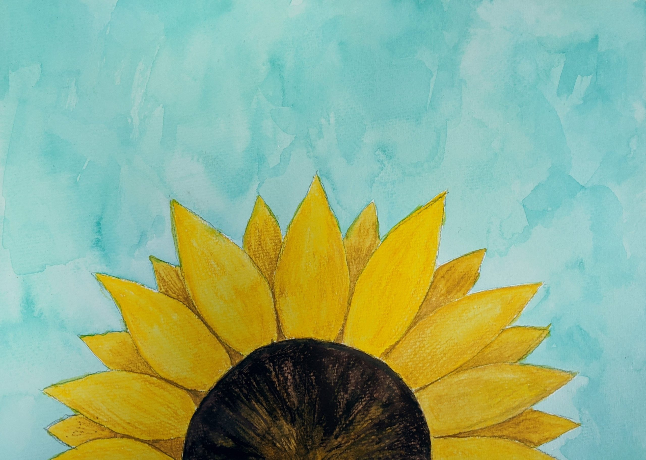 VIRTUAL Watercolor Class – Sunflower
