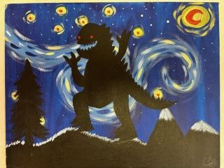 In Studio Creative Kids – Starry Godzilla